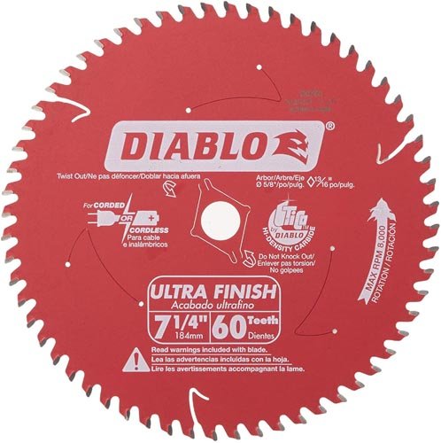 60-Tooth Ultra Fine Finishing Circular Saw Blade