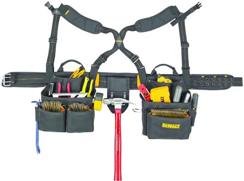 DEWALT DG5641 Framer's Combo Apron with Suspenders