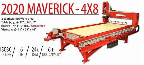 Maverick 4×8 CNC wood cnc machine