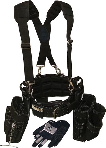 Ventilated Back Support Tool Belt Combo