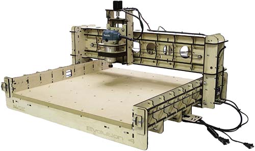 BobsCNC Evolution 4 CNC Router Kit with the Router